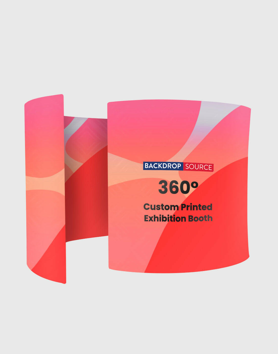 360° Custom Printed Photo Booth Exhibition Backdrop Wall.