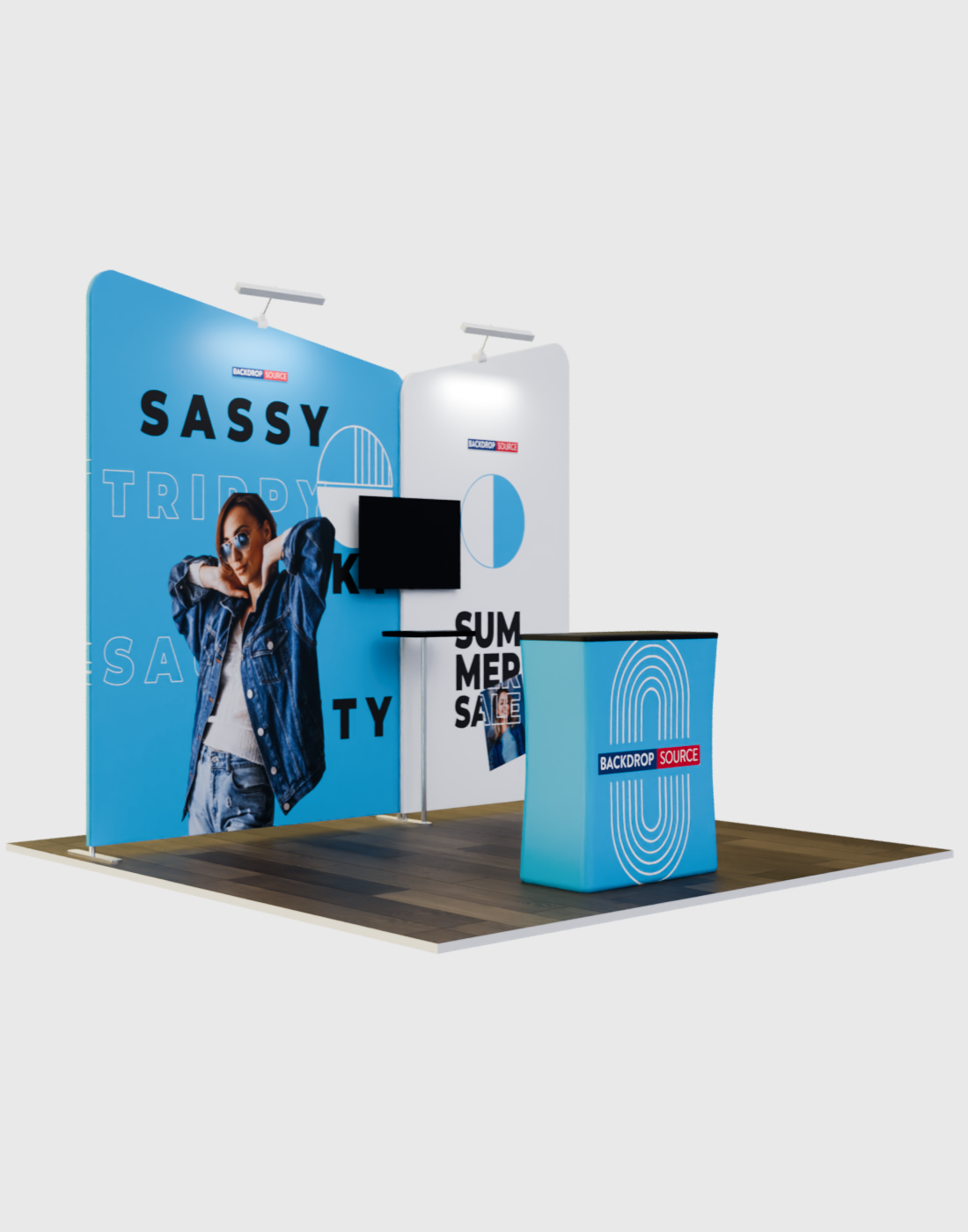 Portable Exhibit Display 3m x 3m- Model 4.