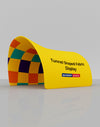 Tunnel Shaped Fabric Display.