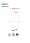 SEG Frameless Fabric LED Light Box Display - 0.8m W x  2m H.