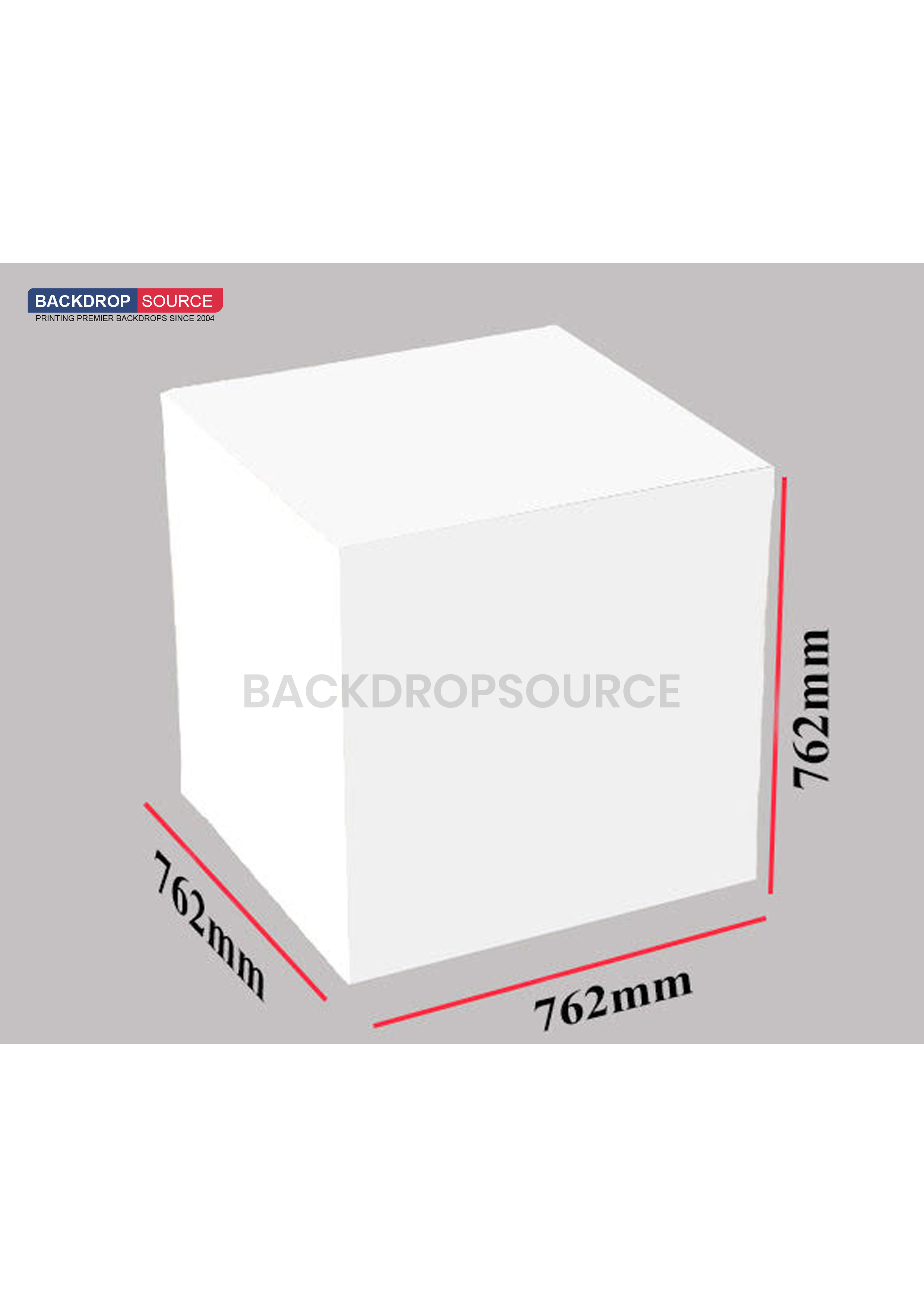 5 Sets of Stretch Fabric Displays for Product Showcase.