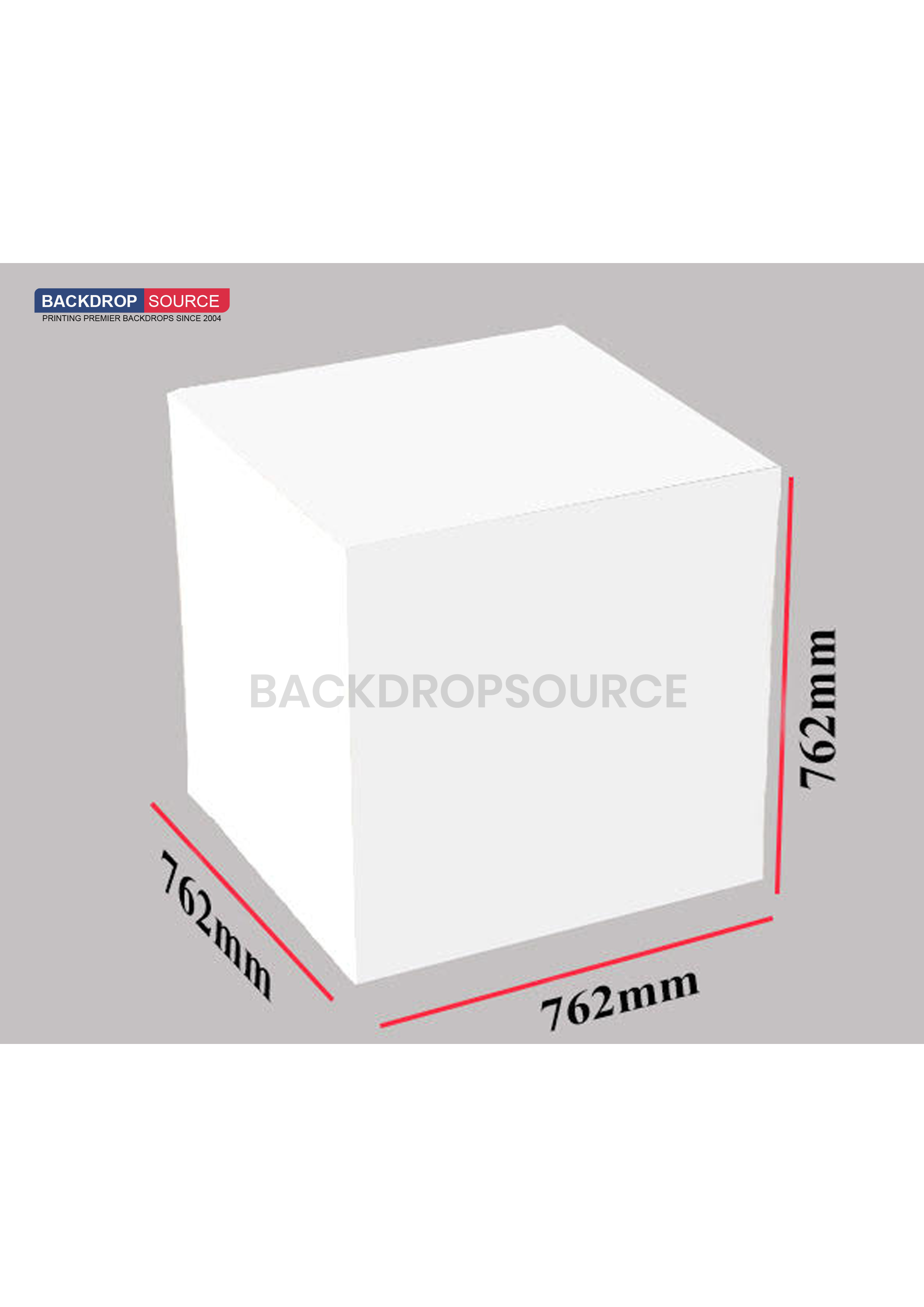 3 Sets of Stretch Fabric Displays for Product Showcase.