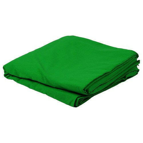 Professional green screen photo backdrop for chroma key video production and photography studio setup.