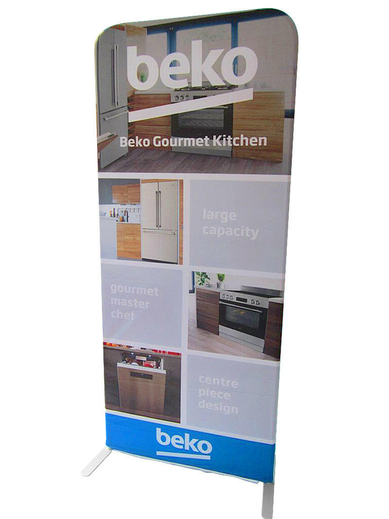 Portable Support Stand System for Straight Fabric Tube Wall Backdrop / Banner.