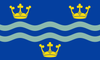 Cambridgeshire County Flag in TrueKolor Wrinkle Free Fabric.