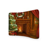 Chimney Christmas  CURVED TENSION FABRIC MEDIA WALL.