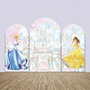 Yellow & Blue Princess Party Backdrop – Event Media Set.