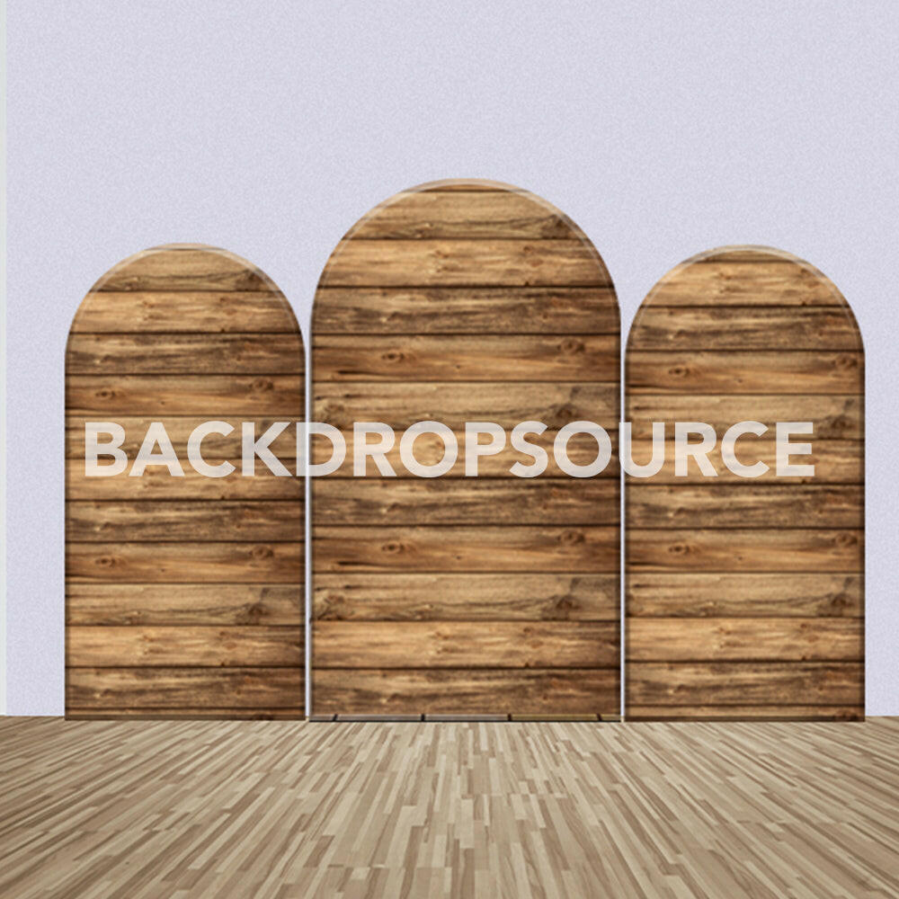 Wooden Themed Party Backdrop Media Sets for Birthday / Events/ Weddings.