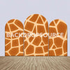 Giraffe Pattern Themed Party Backdrop Media Sets for Birthday / Events/ Weddings.