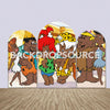 The Flintstones Themed Party Backdrop Media Sets for Birthday / Events/ Weddings.