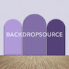 Purple Color Themed Party Backdrop Media Sets for Birthday / Events/ Weddings.