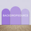 Purple Tri Color Themed Party Backdrop Media Sets for Birthday / Events/ Weddings.