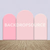 Baby Pink Color Themed Party Backdrop Media Sets for Birthday / Events/ Weddings.