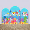Baby shark Themed Party Backdrop Media Sets for Birthday / Events/ Weddings.