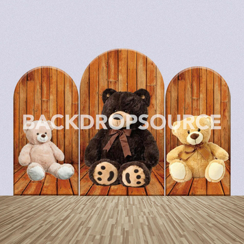 Teddy Bear Themed Party Backdrop Media Sets for Birthday / Events/ Weddings.