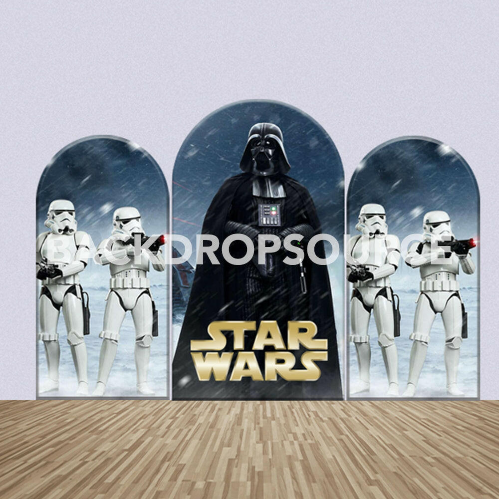 Star Wars Themed Party Backdrop Media Sets for Birthday / Events/ Weddings.