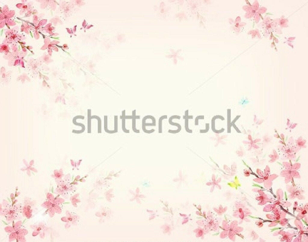 Floral Pink Theme  Backdrop.