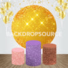 Glitter Event Party Round Backdrop Kit.