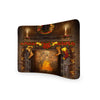 Ancient Chimney CURVED TENSION FABRIC MEDIA WALL.