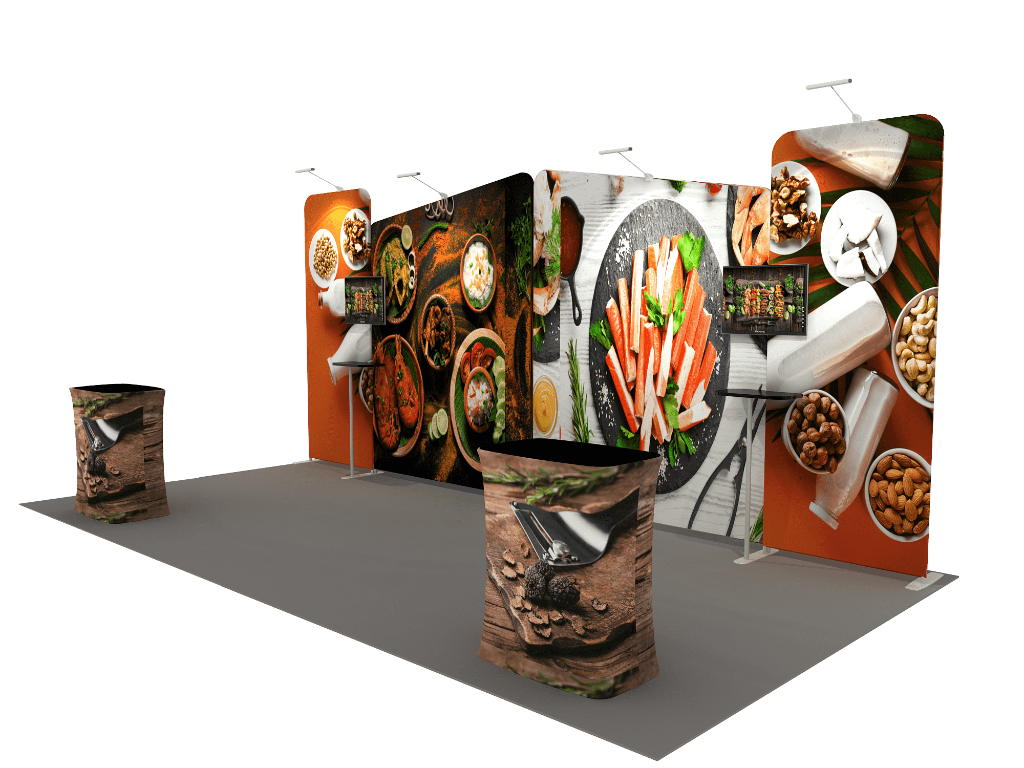 Portable Exhibit Display 6m x 3m - Model 1.