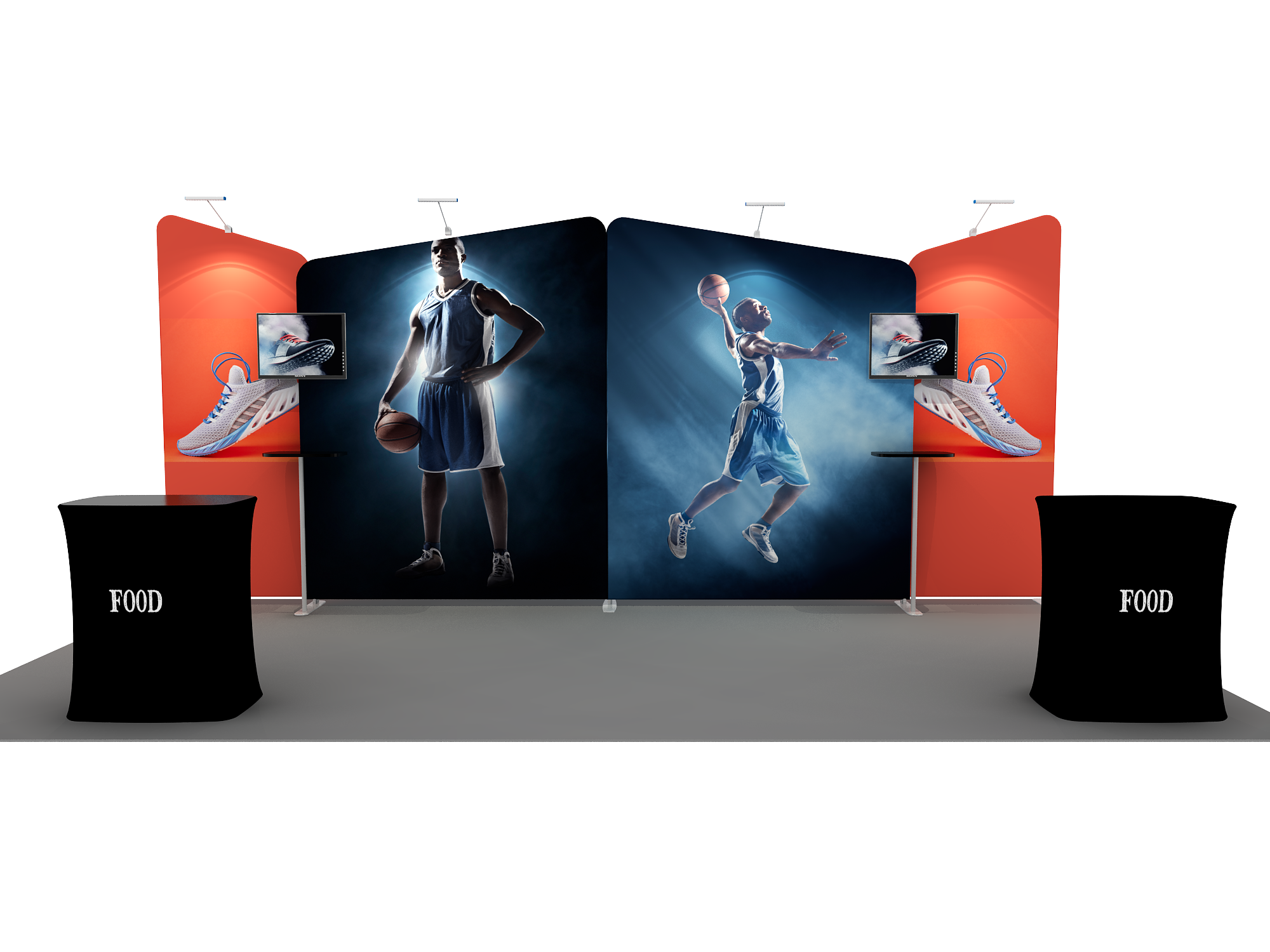 Portable Exhibit Display 6m x 3m - Model 2.