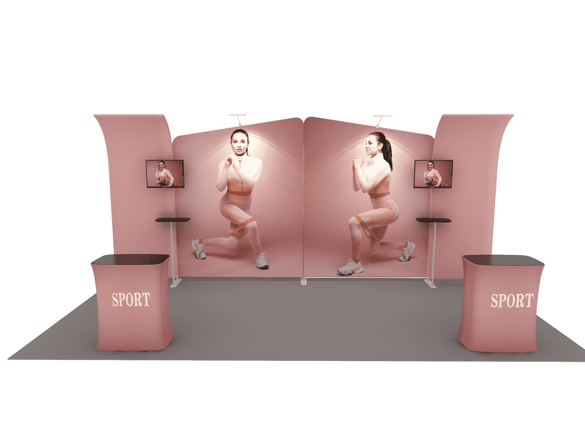 Portable Exhibit Display 6m x 3m - Model 3.