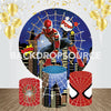 Spider Man Event Party Round Backdrop Kit.