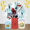 Spider Man Event Party Round Backdrop Kit.