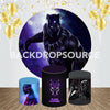 Black Panther Event Party Round Backdrop Kit.