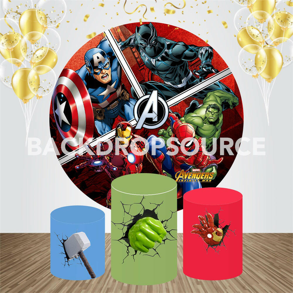 Marvel Legends Event Party Round Backdrop Kit.