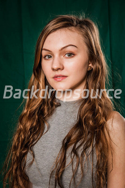 Solid Dark Green Photo Fashion Muslin Background - Backdropsource New Zealand - 4