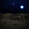 Christmas Bethlehem Night Scene  Backdrop.