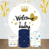 Welcome Baby Event Party Round Backdrop Kit.