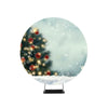 Blurred Christmas Tree Backdrop Circle Backdrop Stand.