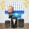 Boss Baby Boy  Event Party Round Backdrop Kit.