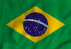 Brazil Country Flag in TrueKolor Wrinkle Free Fabric.