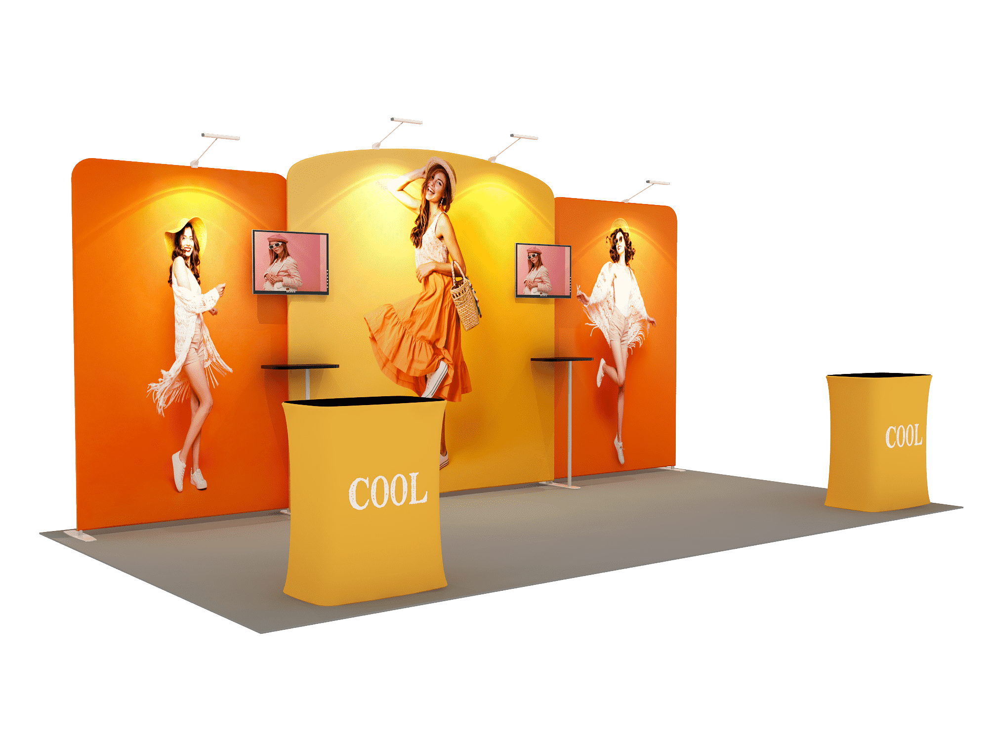 Portable Exhibit Display 6m x 3m - Model 7.