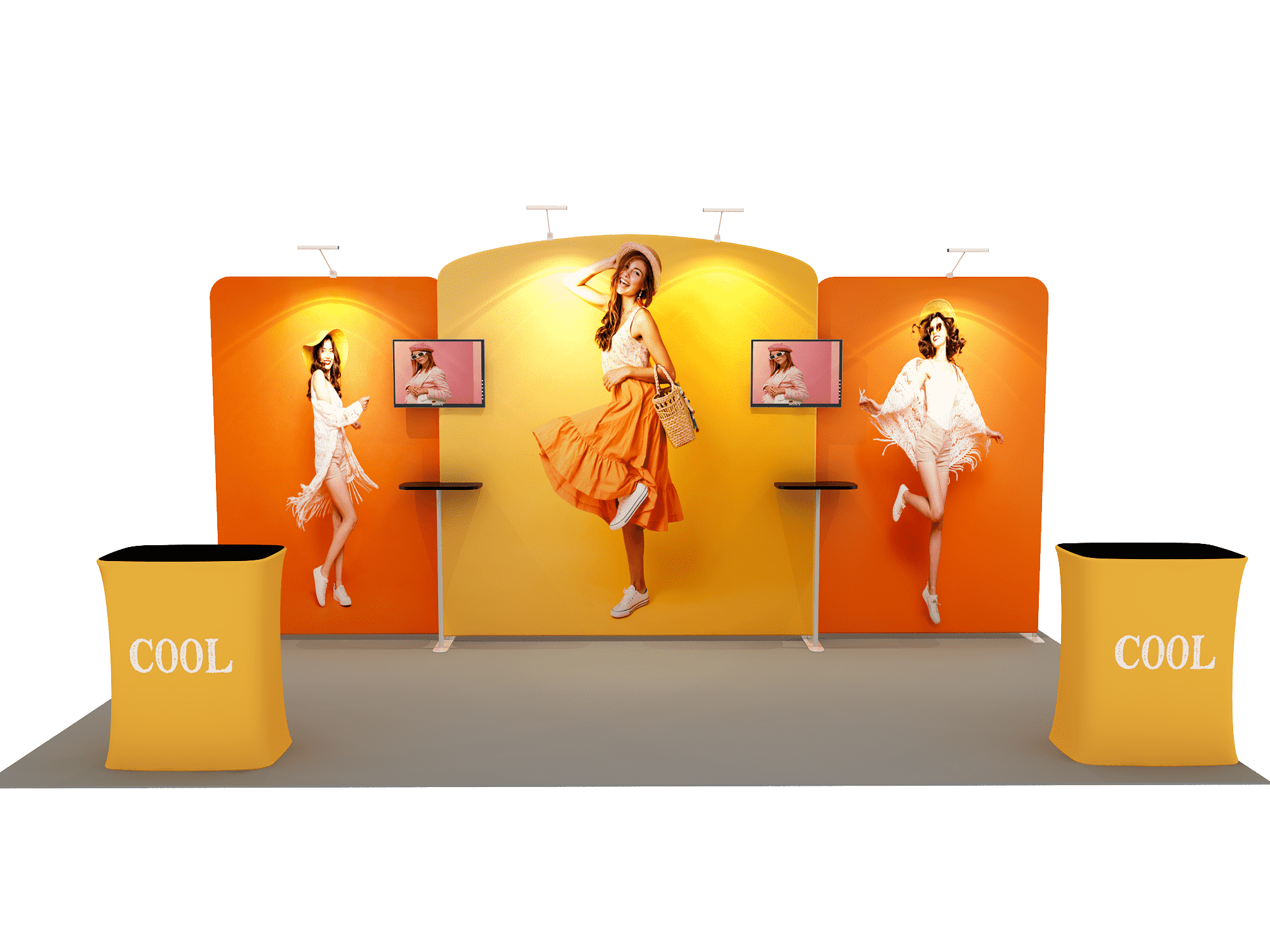 Portable Exhibit Display 6m x 3m - Model 7.