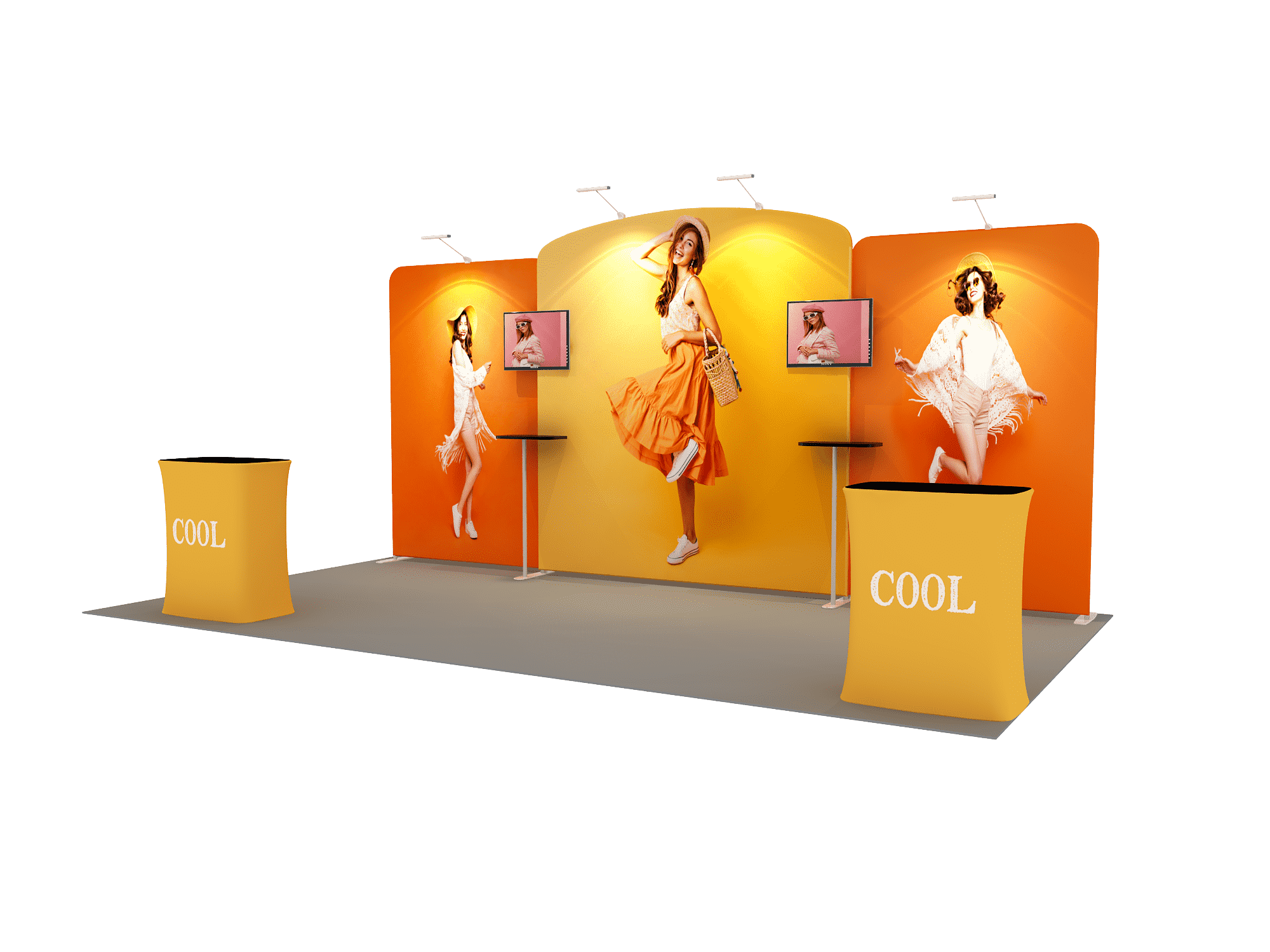 Portable Exhibit Display 6m x 3m - Model 7.
