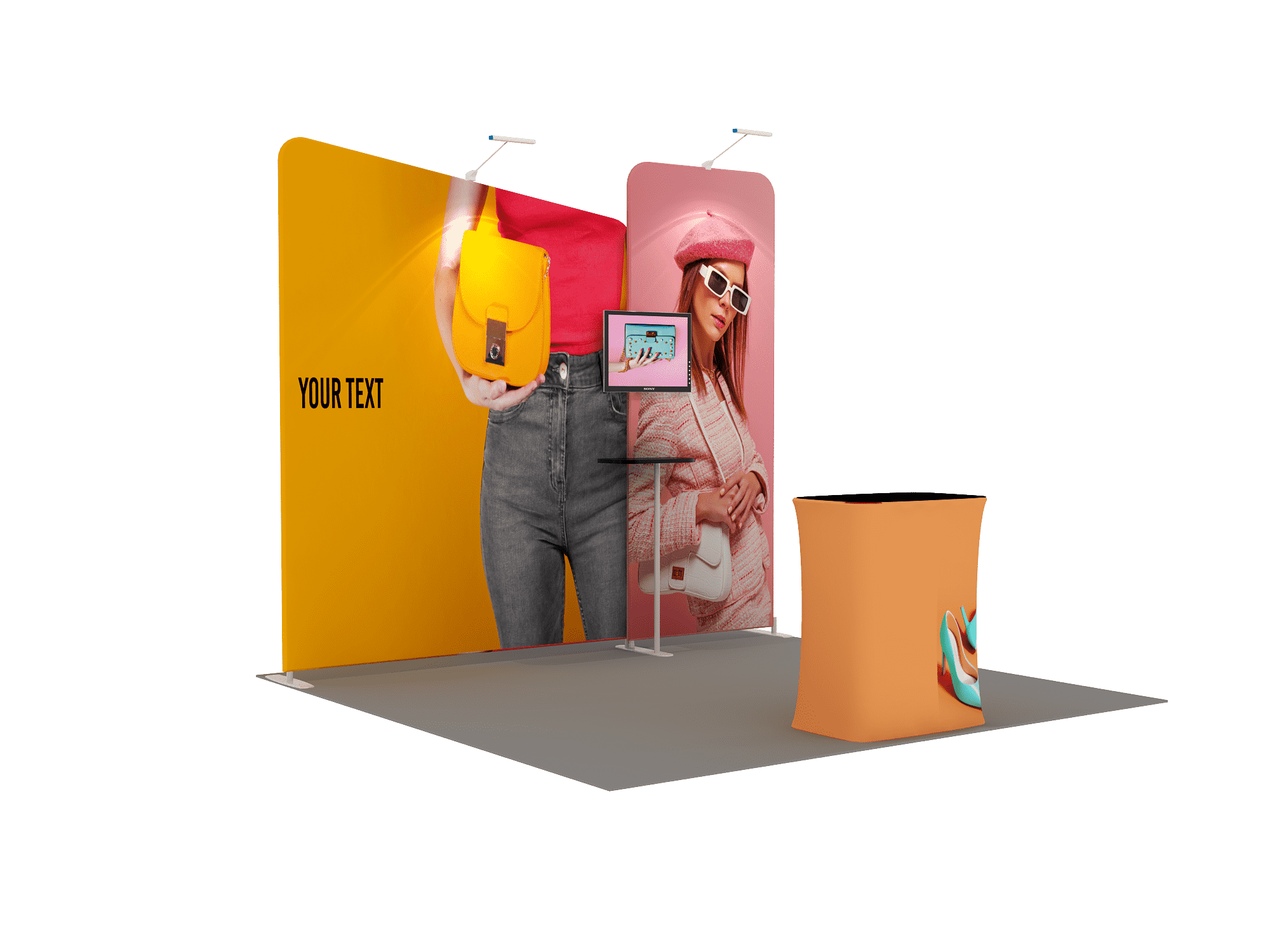 Portable Exhibit Display 3m x 3m - Model 7.