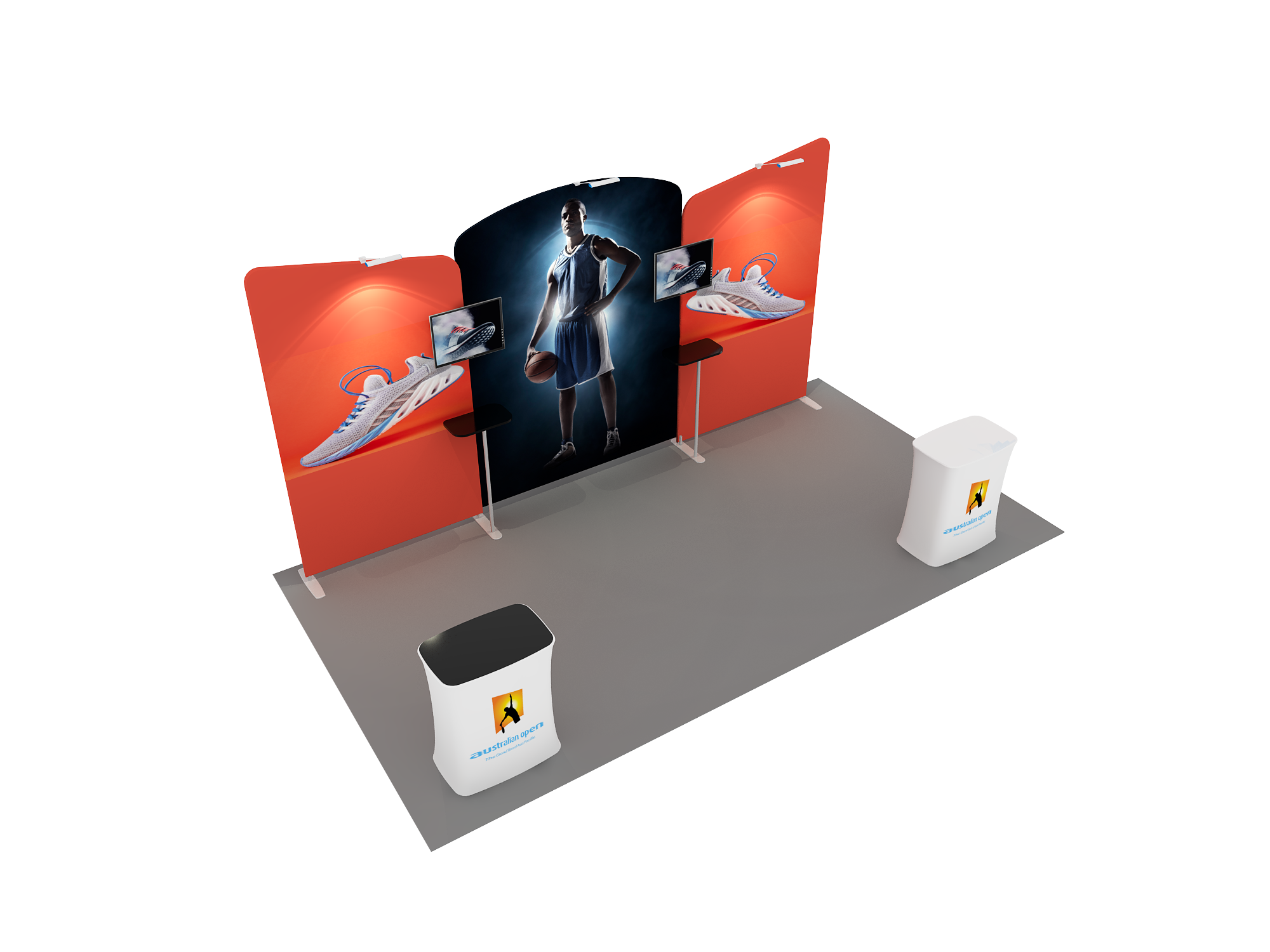 Portable Exhibit Display 6m x 3m - Model 8.