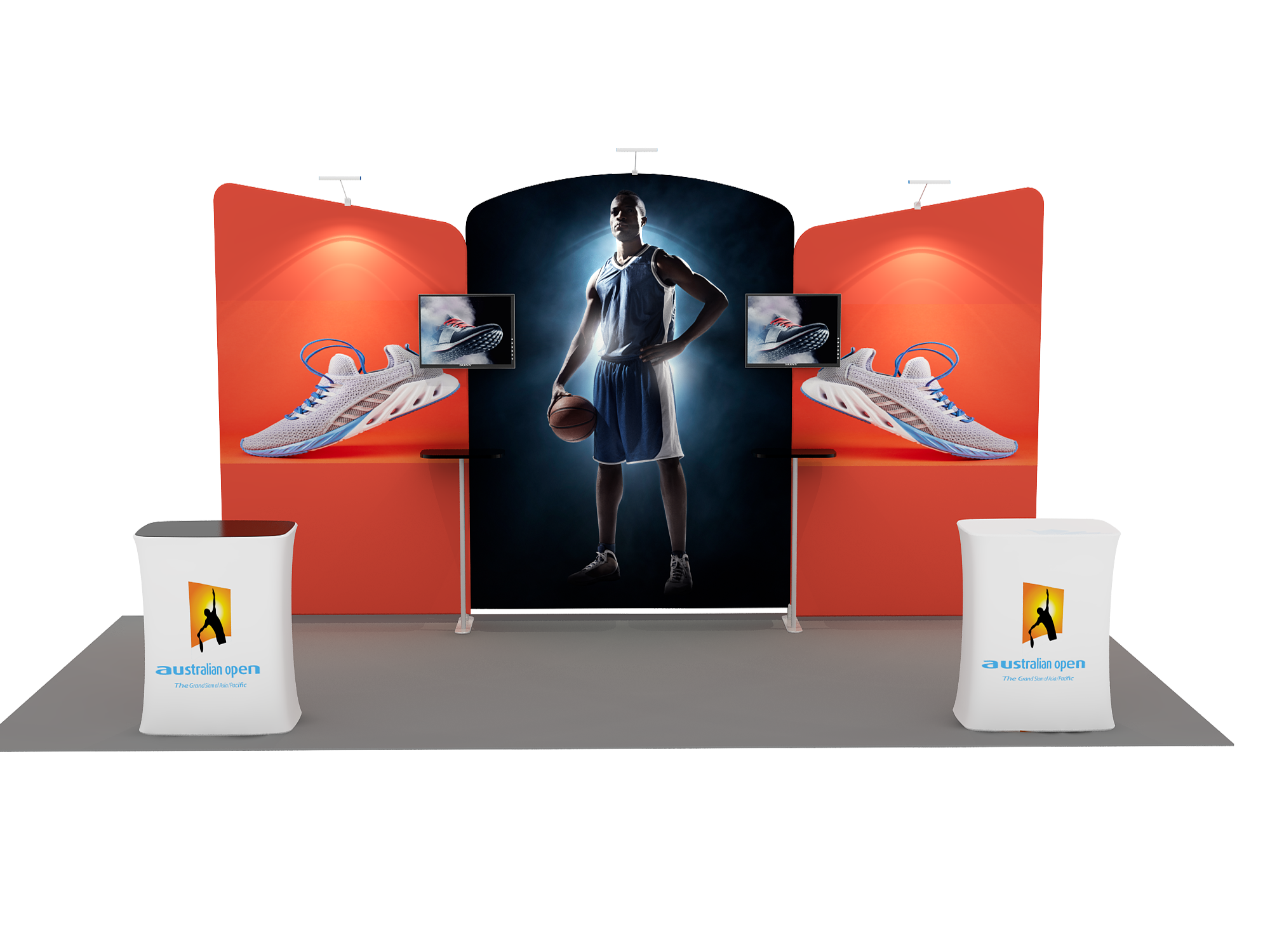 Portable Exhibit Display 6m x 3m - Model 8.