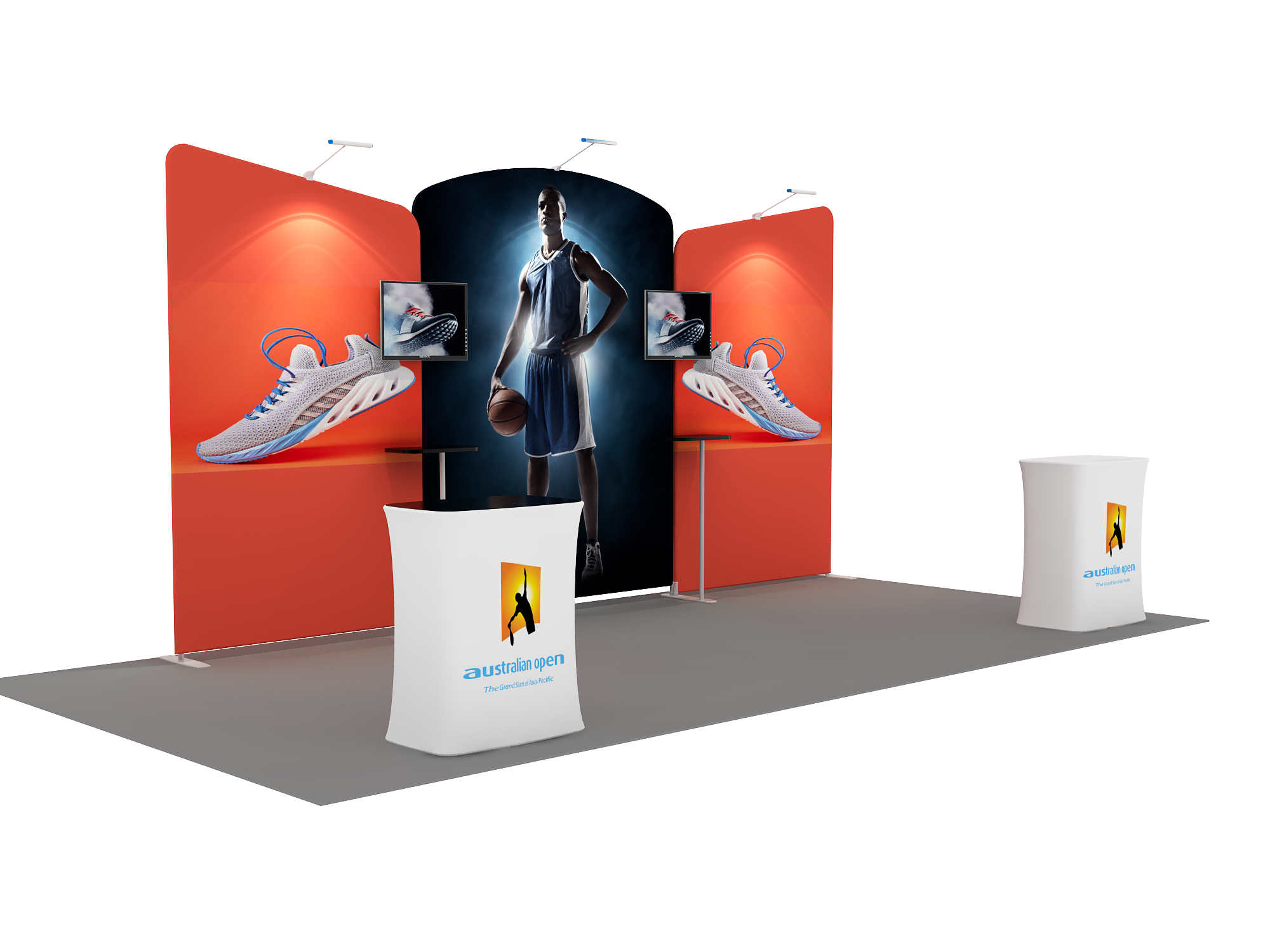 Portable Exhibit Display 6m x 3m - Model 8.