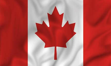 Canada Country Flag in TrueKolor Wrinkle Free Fabric.