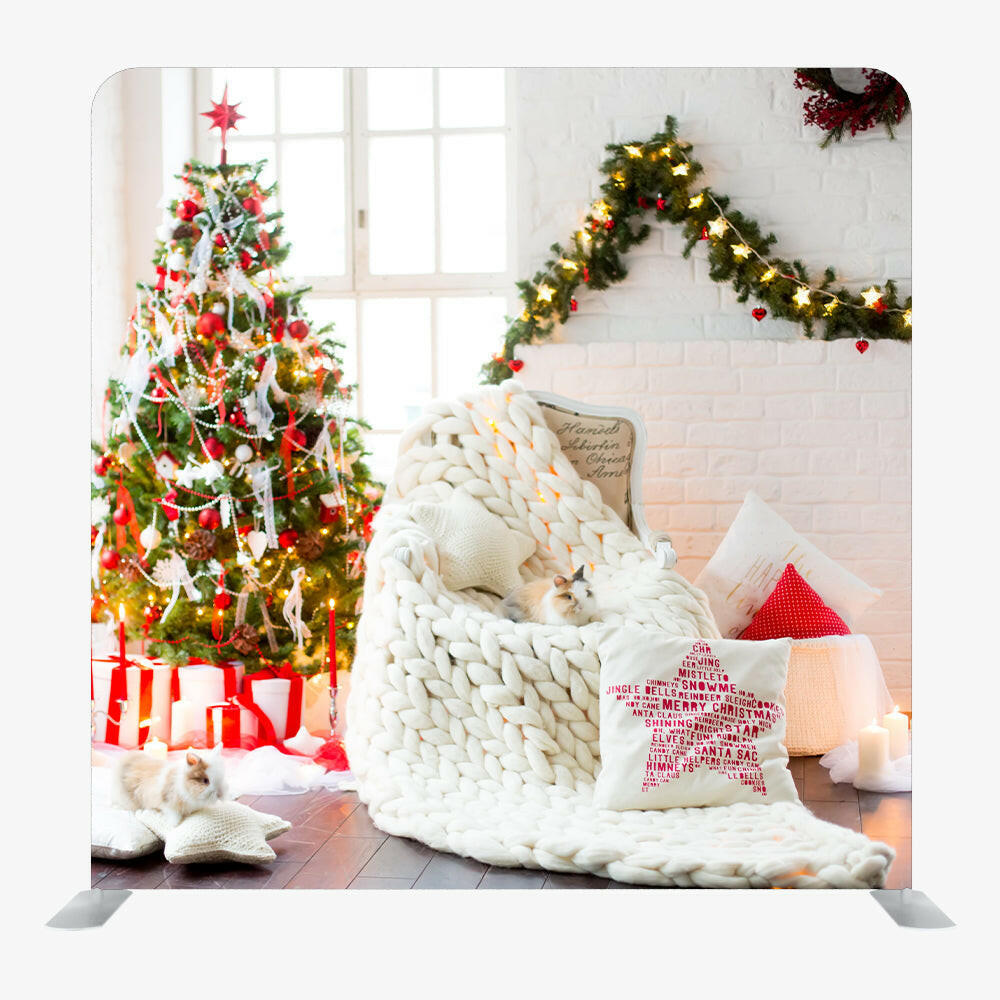Christmas STRAIGHT TENSION FABRIC MEDIA WALL - 101.
