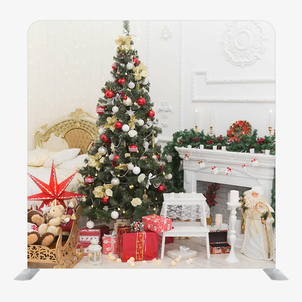 Christmas STRAIGHT TENSION FABRIC MEDIA WALL - 102.