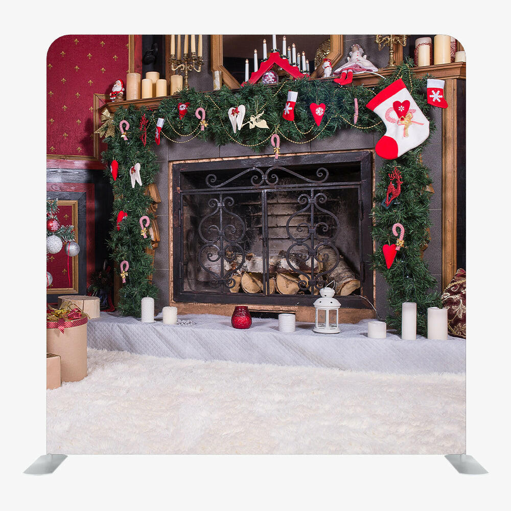 Christmas STRAIGHT TENSION FABRIC MEDIA WALL - 106.