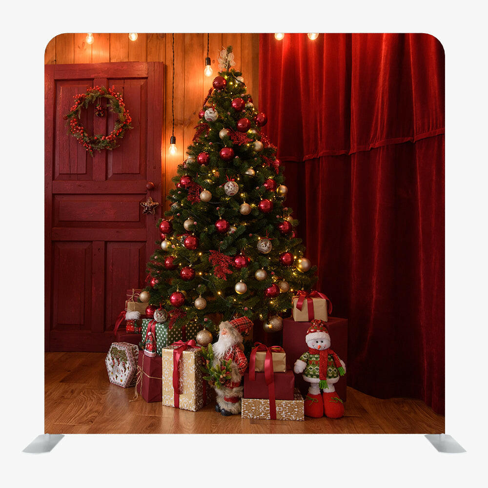 Christmas STRAIGHT TENSION FABRIC MEDIA WALL - 11.