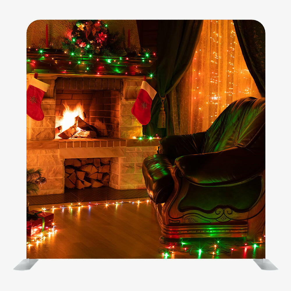 Christmas STRAIGHT TENSION FABRIC MEDIA WALL - 13.
