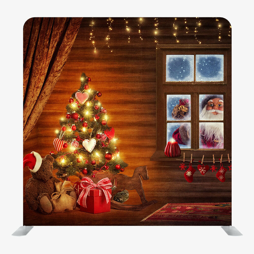 Christmas STRAIGHT TENSION FABRIC MEDIA WALL - 15.